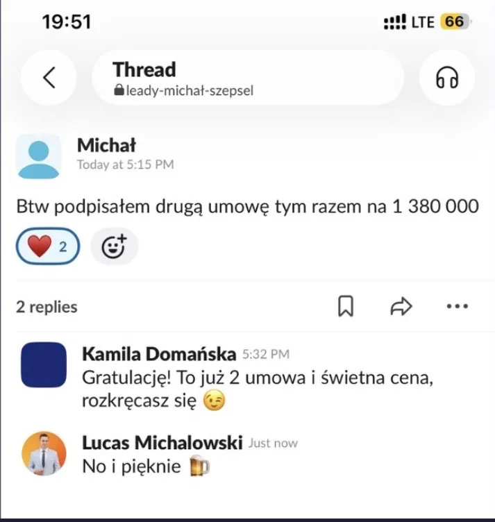 Zrzut rozmowy z zespołem, Michał Szepsel